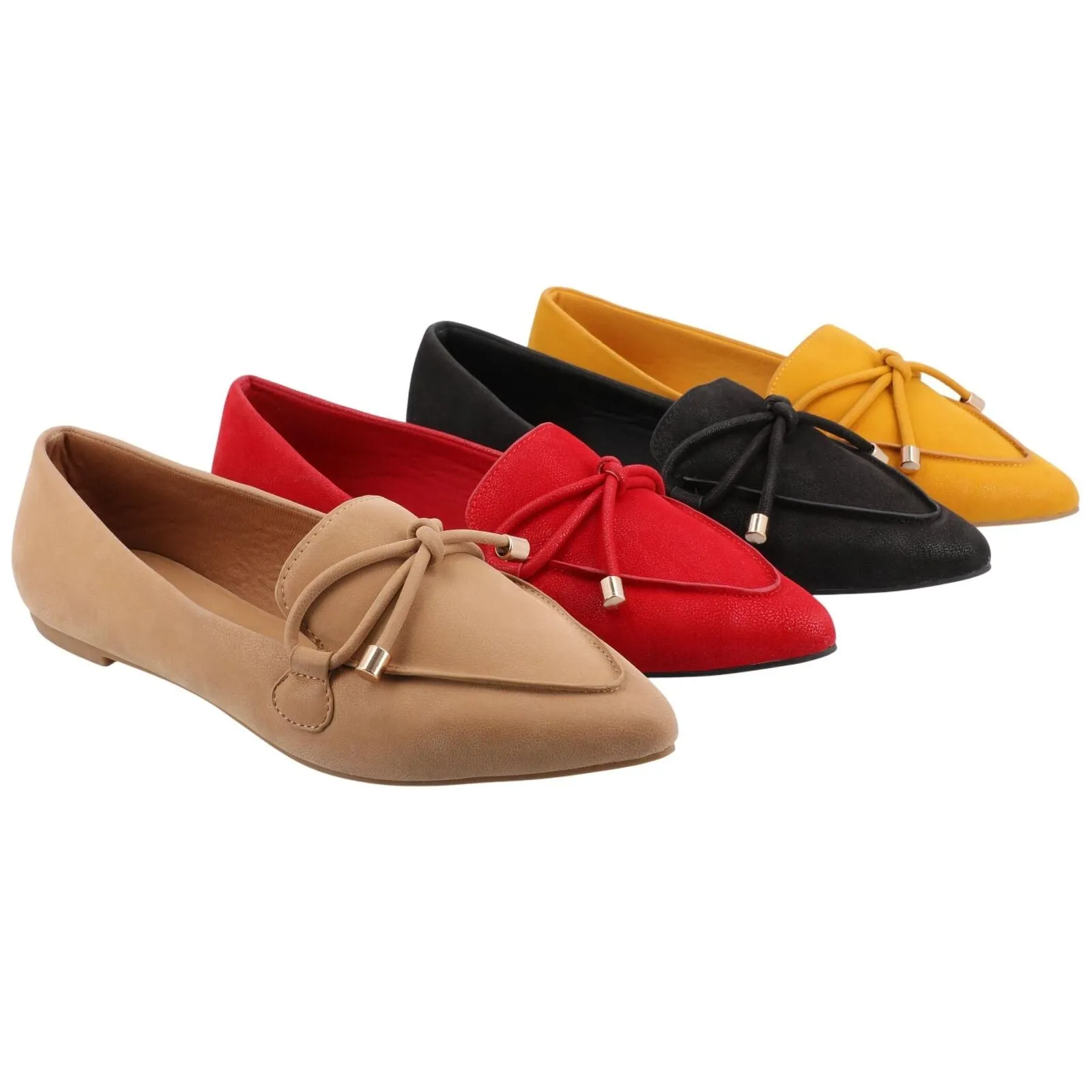 Journee Collection Muriel Narrow Width Slip On Pointed Toe Loafer Flats Red 9N