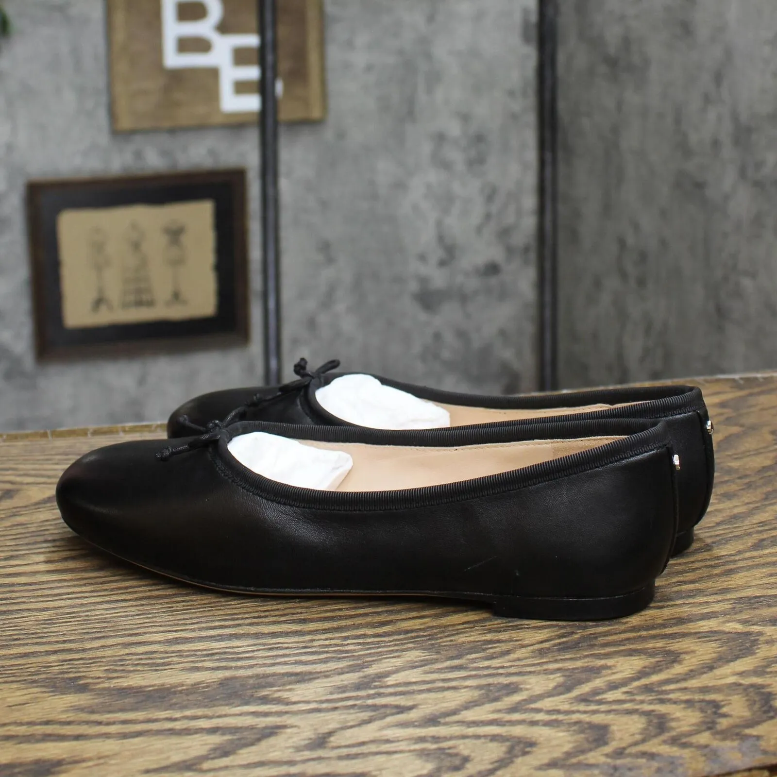 Kate Spade New York Womens Honey Ballet Flats Shoes K2805 Black 8B