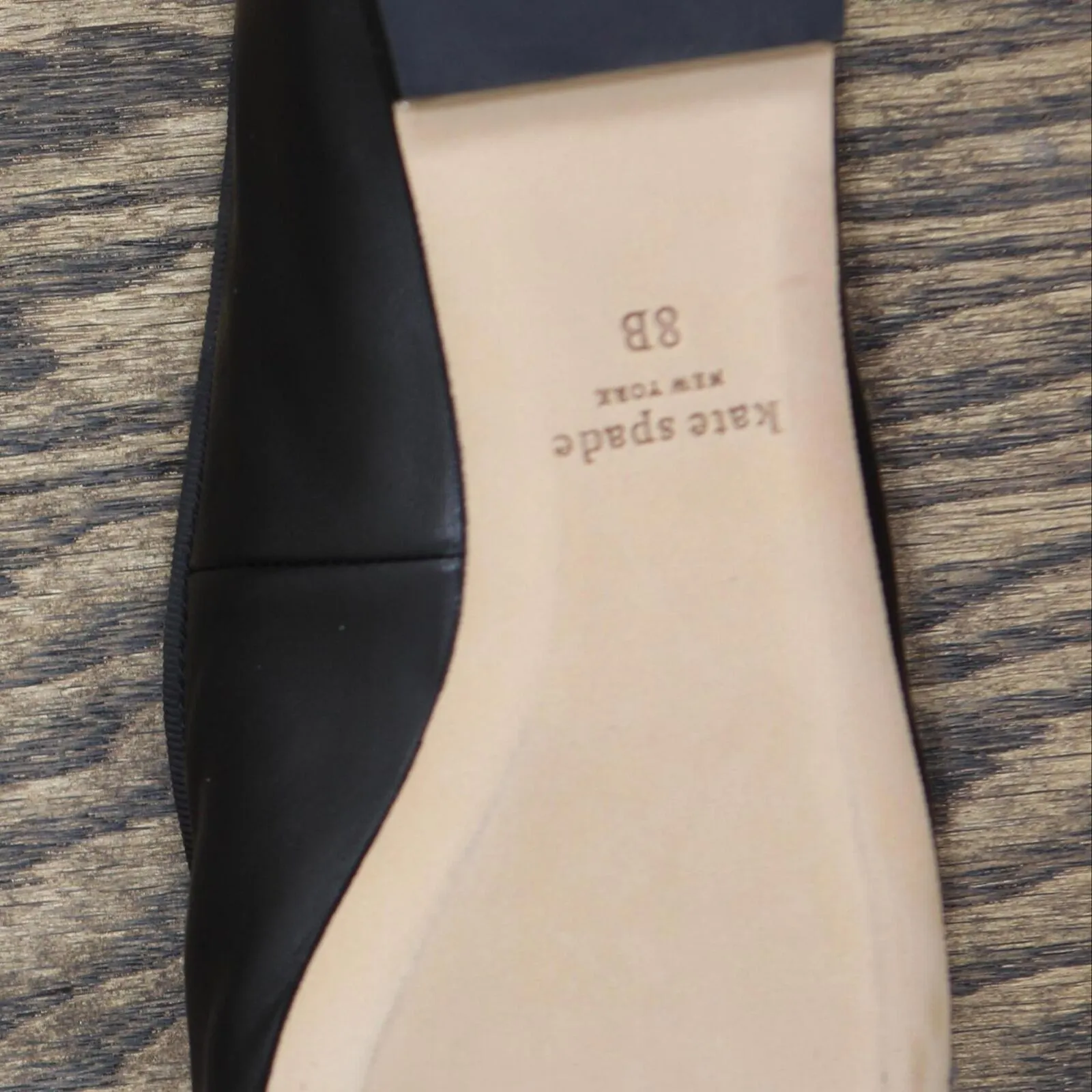 Kate Spade New York Womens Honey Ballet Flats Shoes K2805 Black 8B