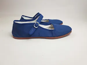 Kung Fu Mary blue Mary jane canvas shoes size 40