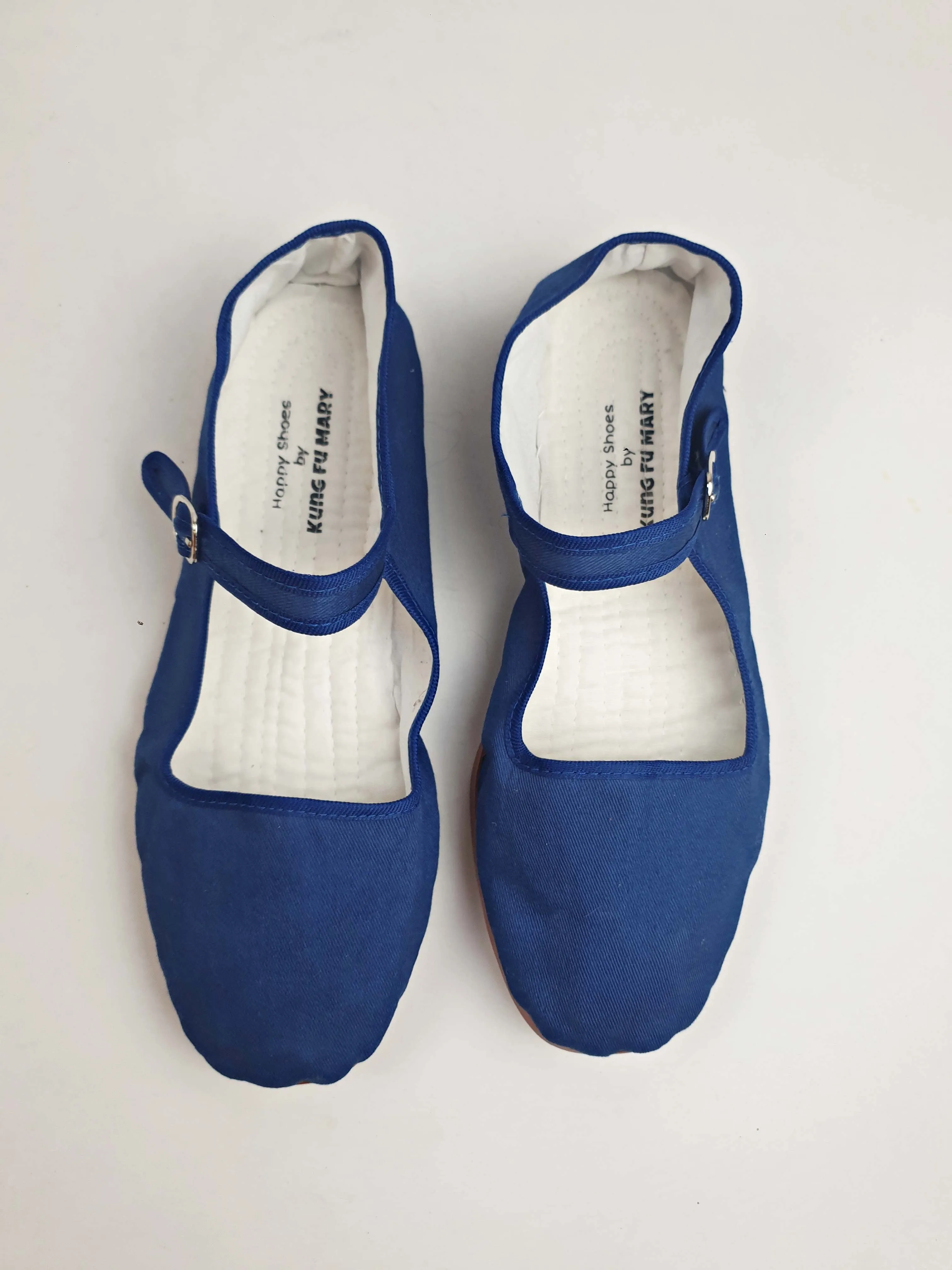 Kung Fu Mary blue Mary jane canvas shoes size 40