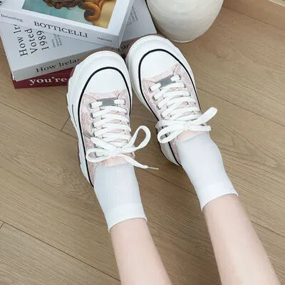 Lace-Up Canvas Sneakers
