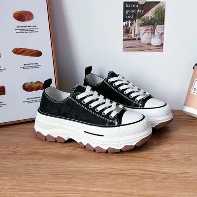 Lace-Up Canvas Sneakers