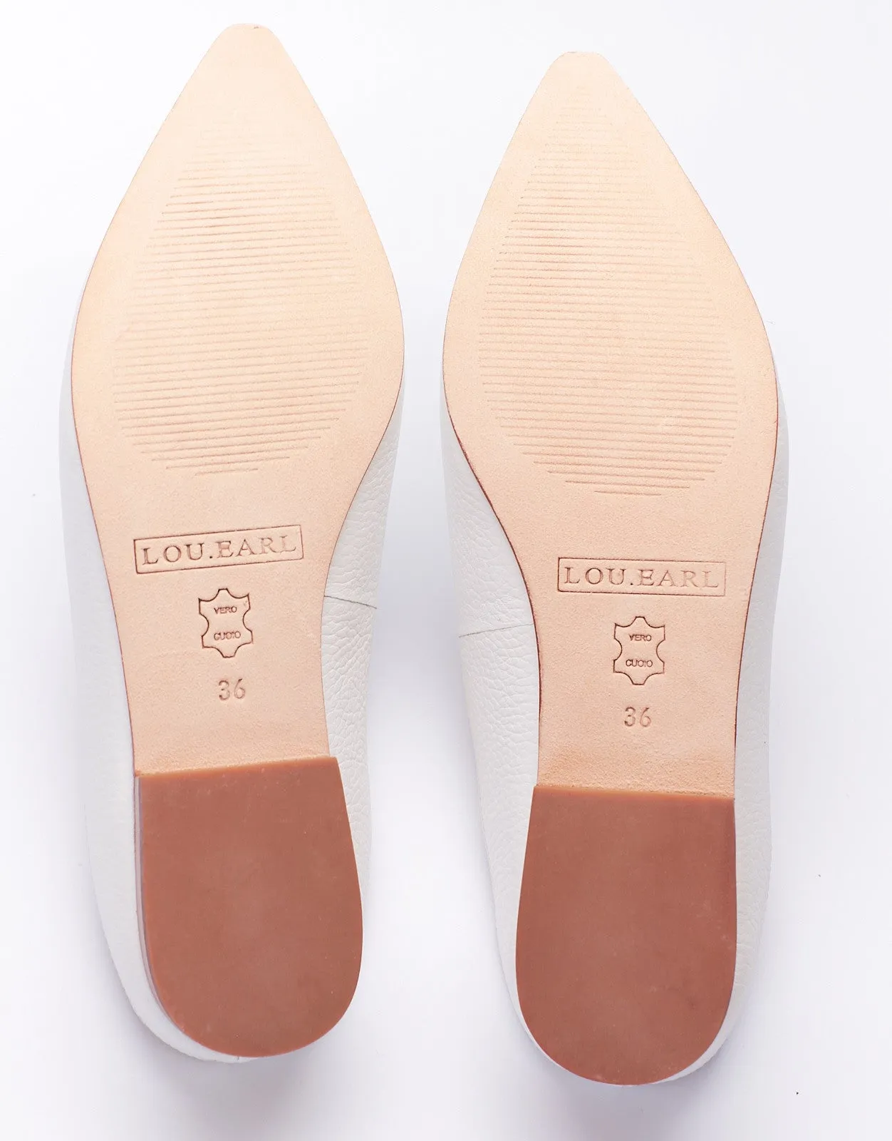 Lafayette Flat Mules in Oyster