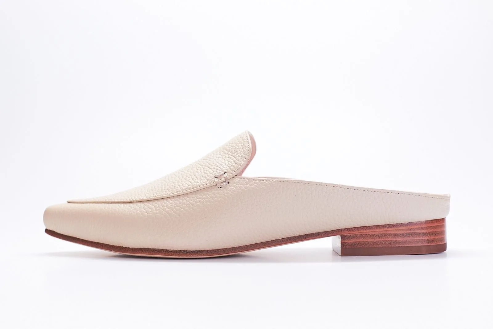 Lafayette Flat Mules in Oyster