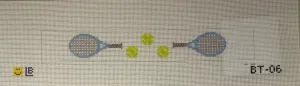 *Lauren Bloch Designs BT06 Tennis Key Fob