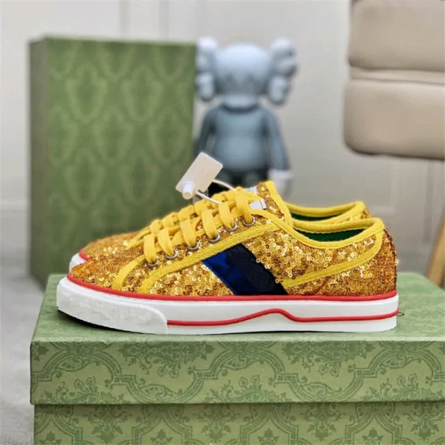 Letter Pattern  Platform Running Shoes  Couples