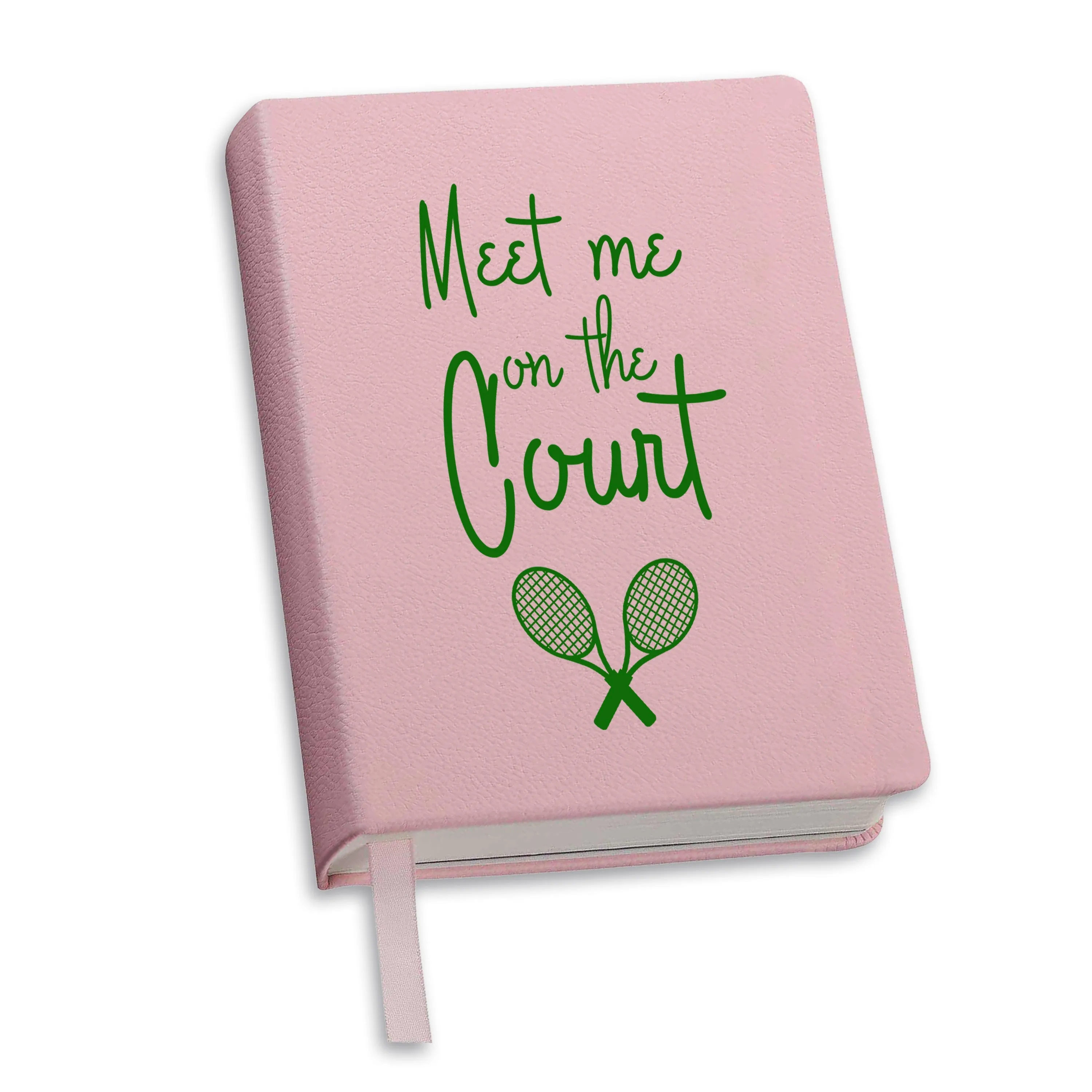 Lined Journal - Meet Me on the Court Tennis