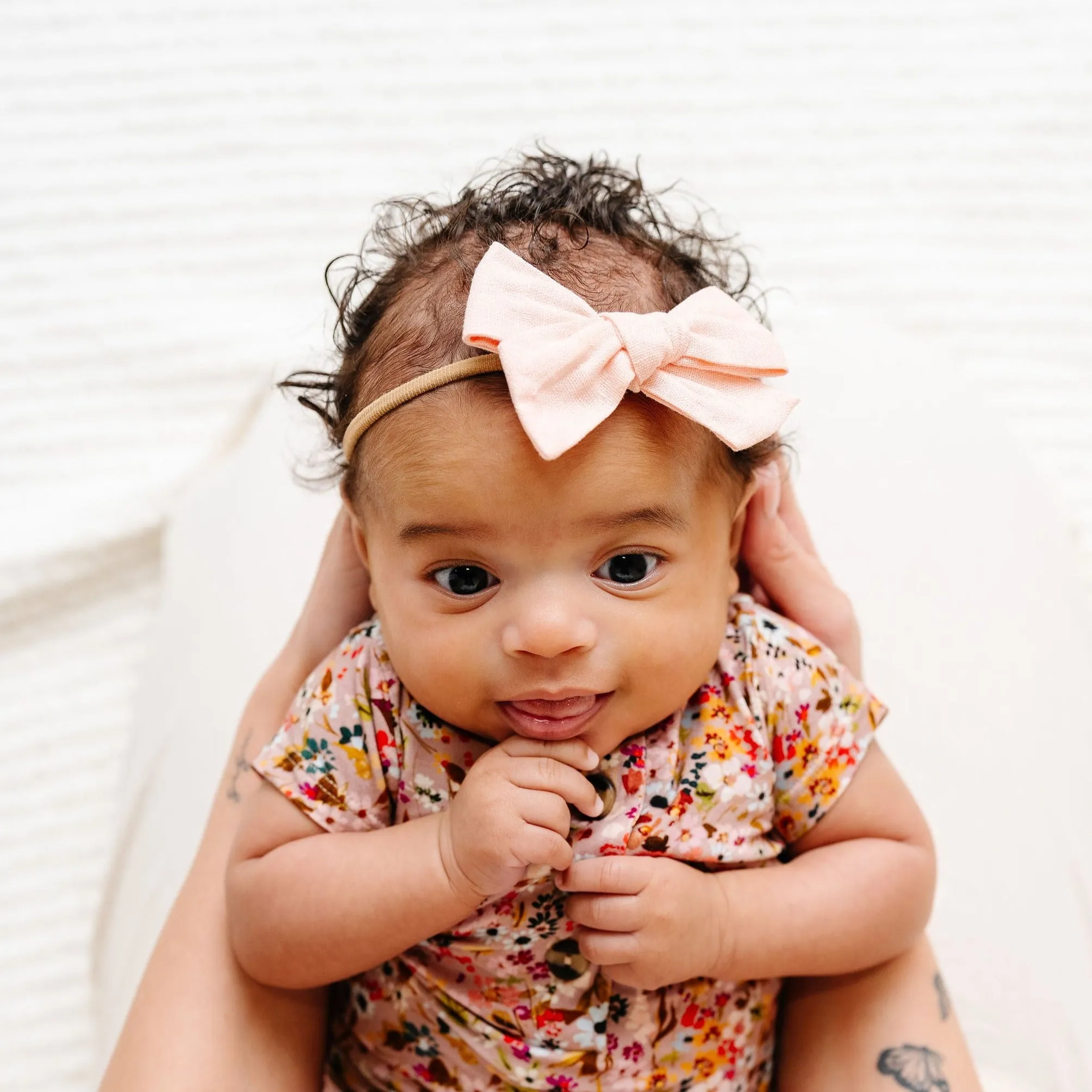 Linen Bow - Ballet Headband