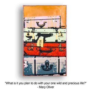 Llew - Spiritiles- Glass Over Copper - "Bon Voyage"#124 (RETIRED)