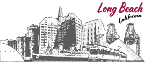 Long Beach Landmarks - 10x20 Canvas Print