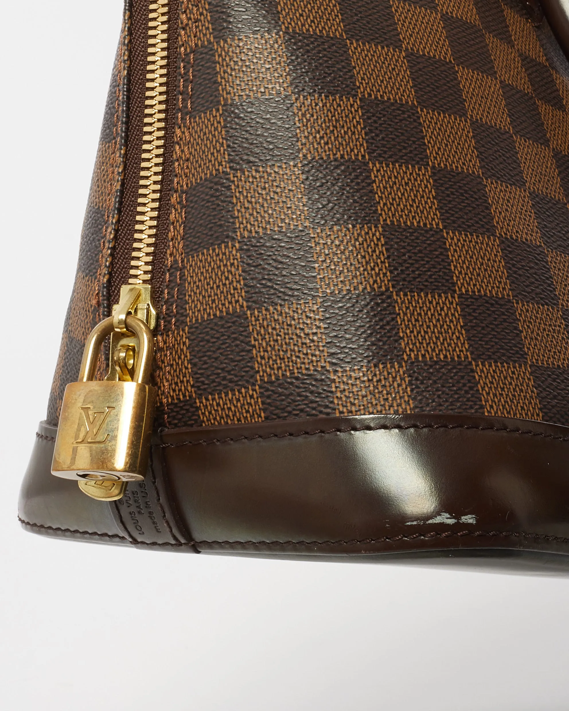 Louis Vuitton Damier Ebene Canvas Alma PM Bag