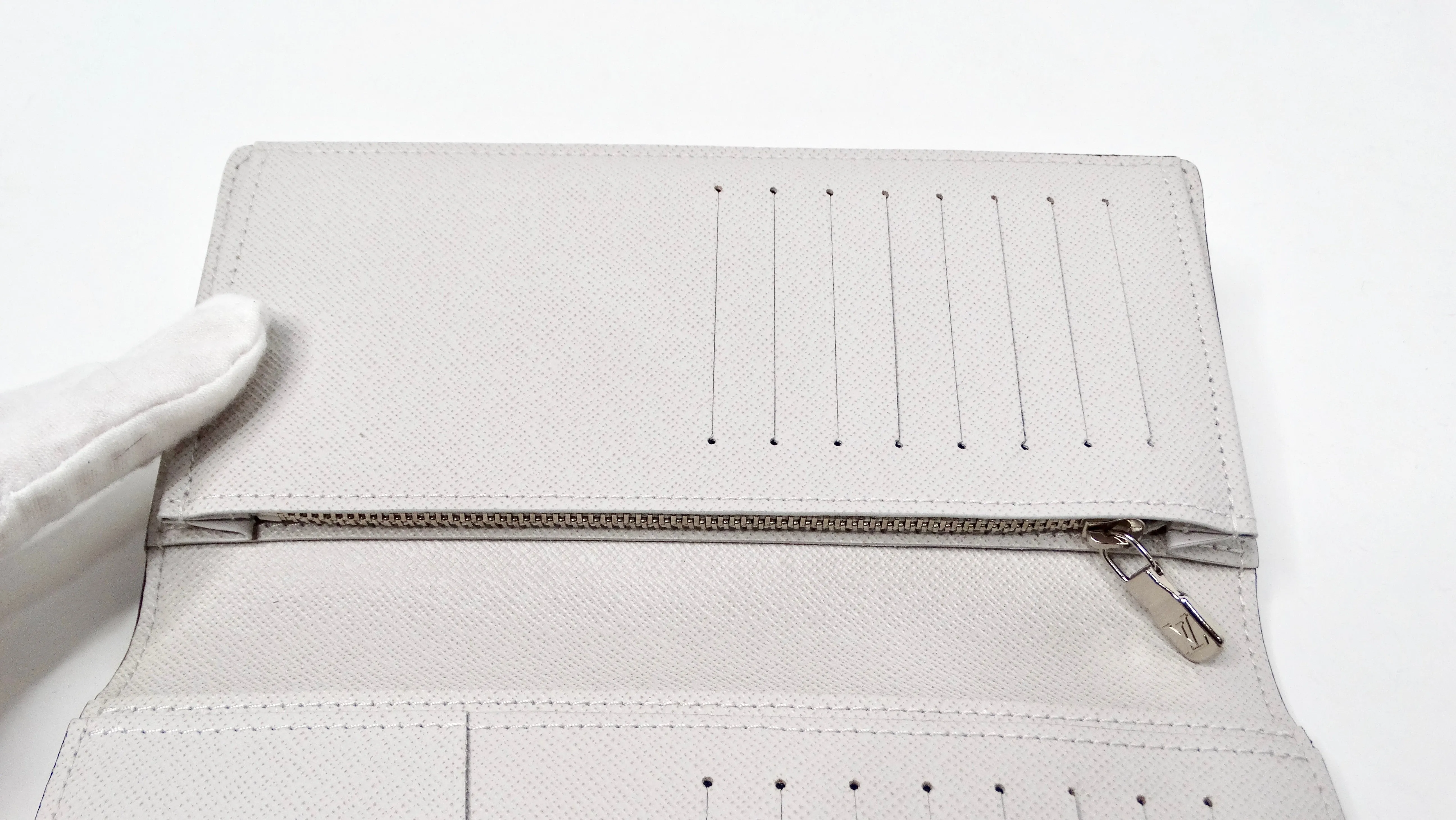 Louis Vuitton Grey Brazza Monogram Canvas Leather Wallet
