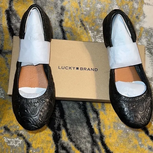 Lucky Brand Emmie Ballet Flat - Women's Black Size 8.5