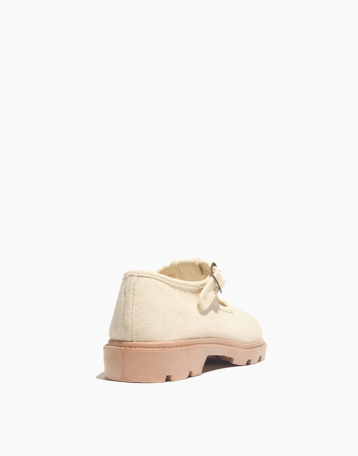 Lug Sole Mary Jane - Natural