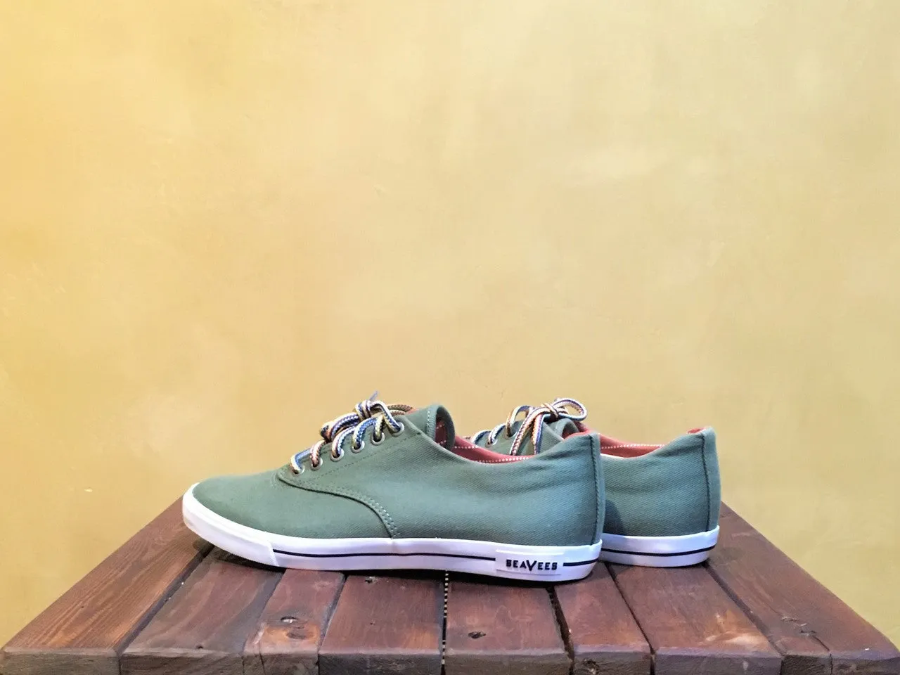 M0863AGA095A14 08_63 Seavees Hermosa Plimsoll Presidio Agave Green