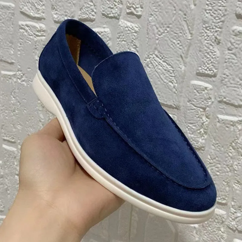 Men's Fashion Casual Slip On Loafers with Suede Finish