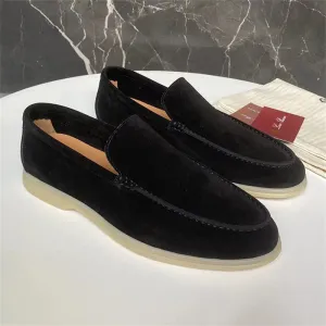 Men's Fashion Casual Slip On Loafers with Suede Finish