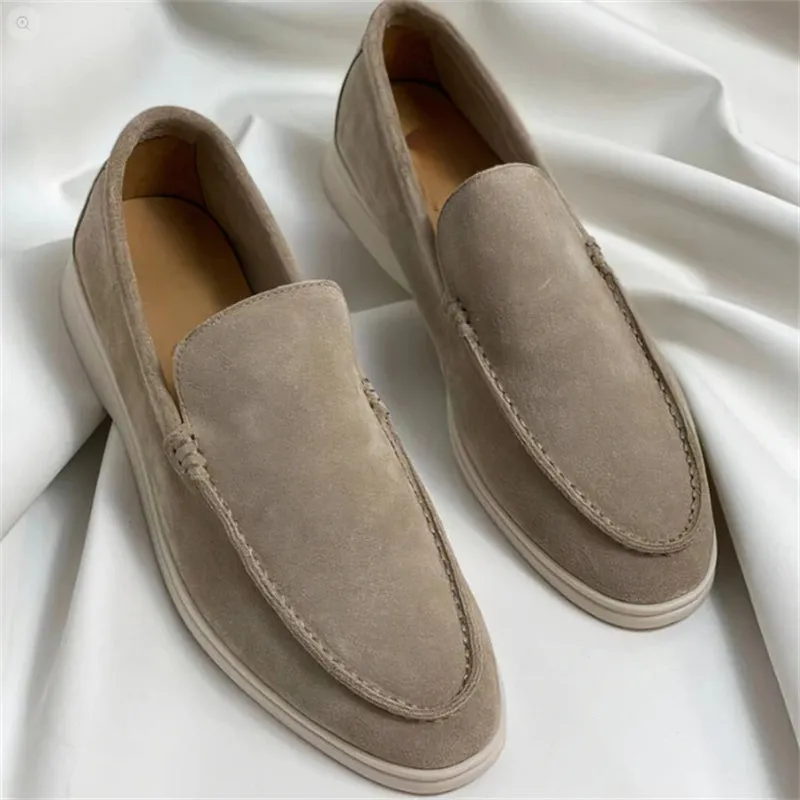 Men's Fashion Casual Slip On Loafers with Suede Finish