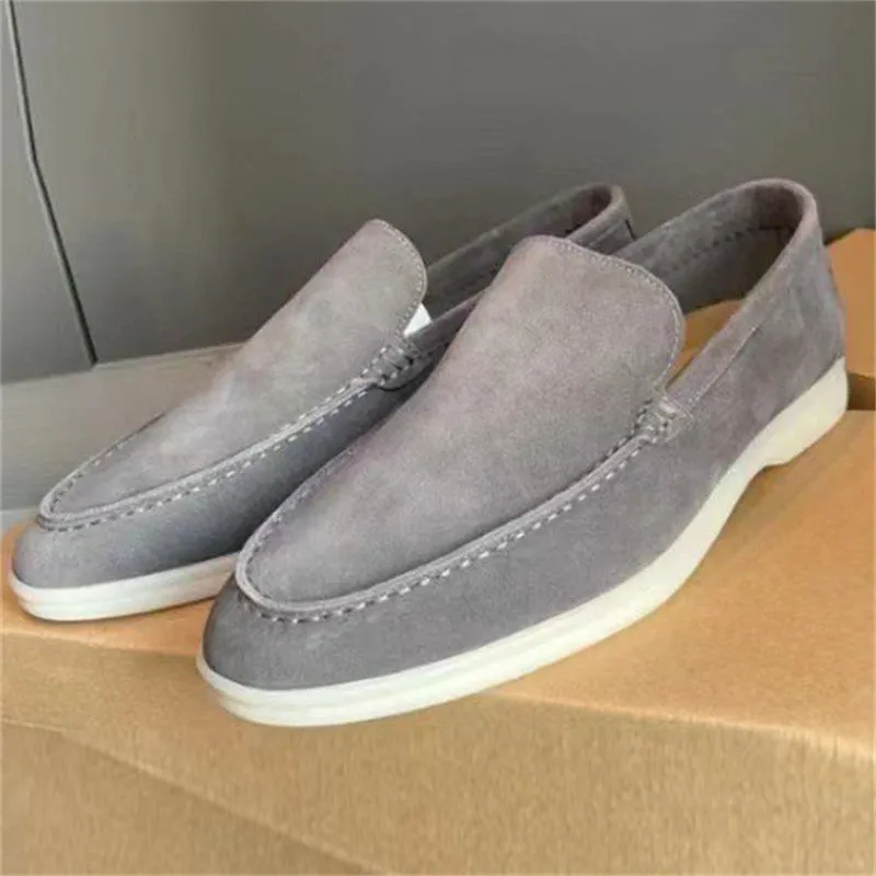 Men's Fashion Casual Slip On Loafers with Suede Finish