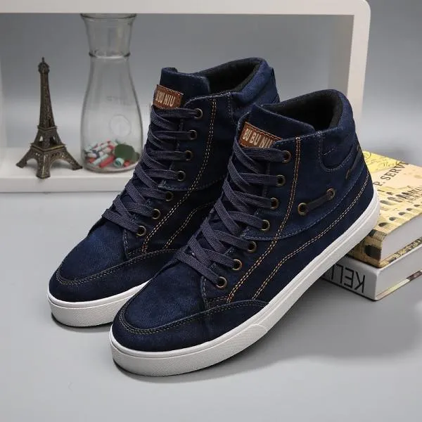 Men's High Top Canvas Flats