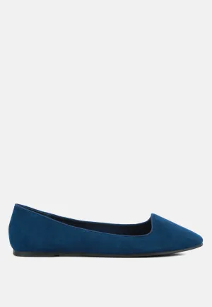Microfiber Casual Ballerinas