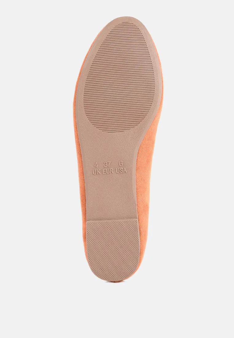Microfiber Casual Ballerinas