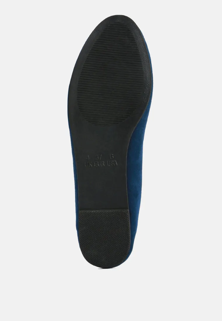Microfiber Casual Ballerinas