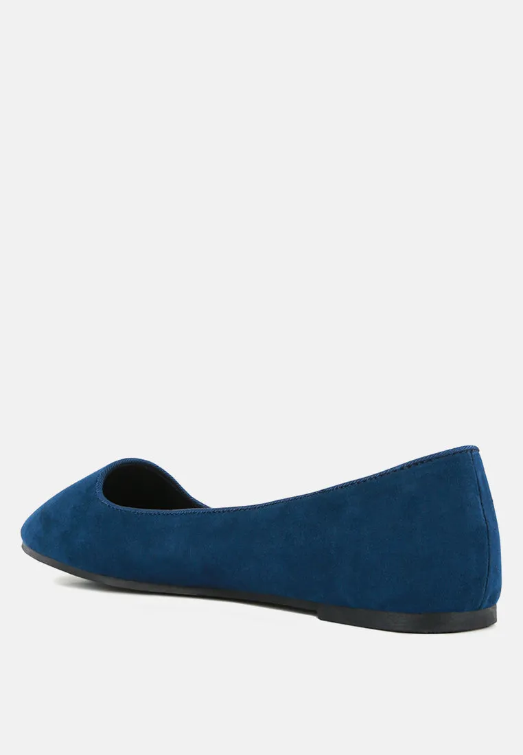 Microfiber Casual Ballerinas