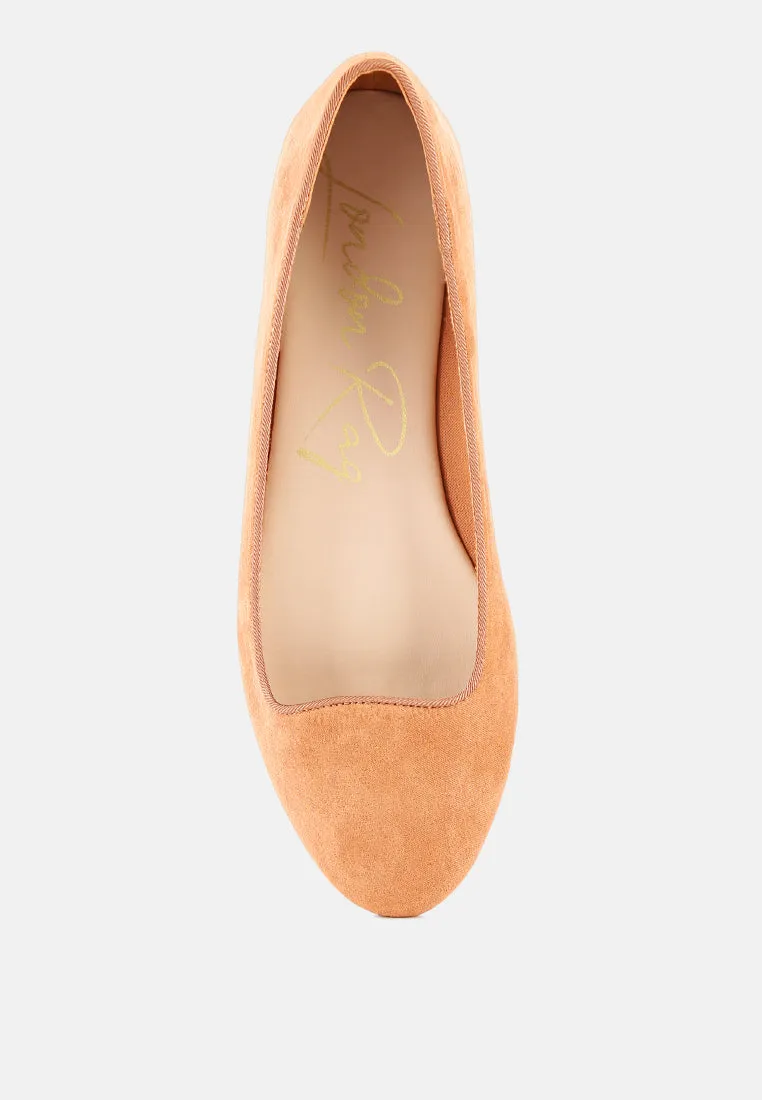 Microfiber Casual Ballerinas