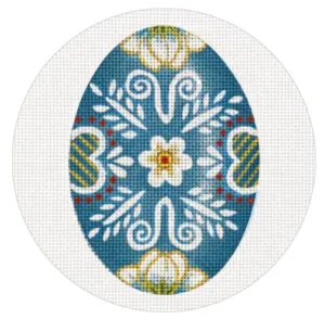 MLT745A  TURQUOISE EGG ORNAMENT