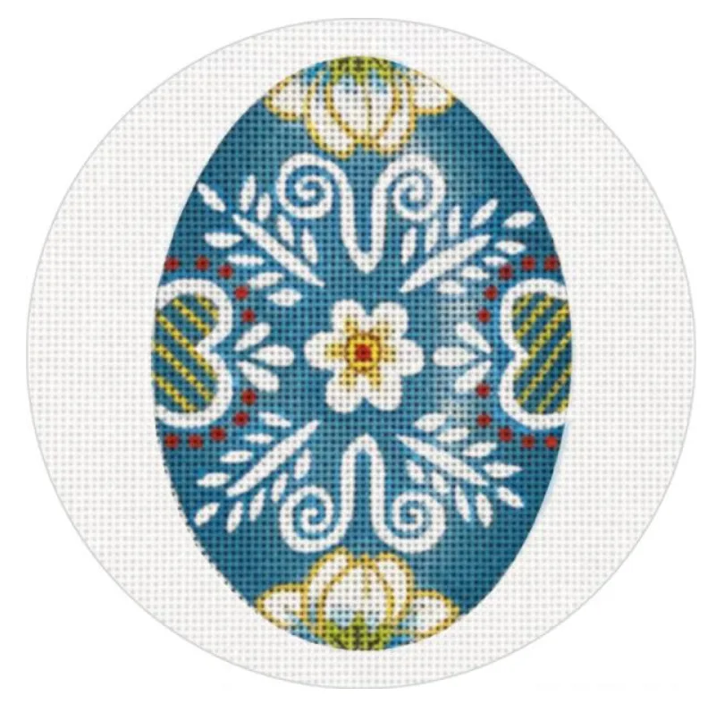 MLT745A  TURQUOISE EGG ORNAMENT