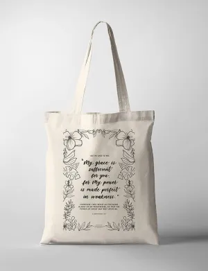 My Grace is Sufficient {Tote Bag}