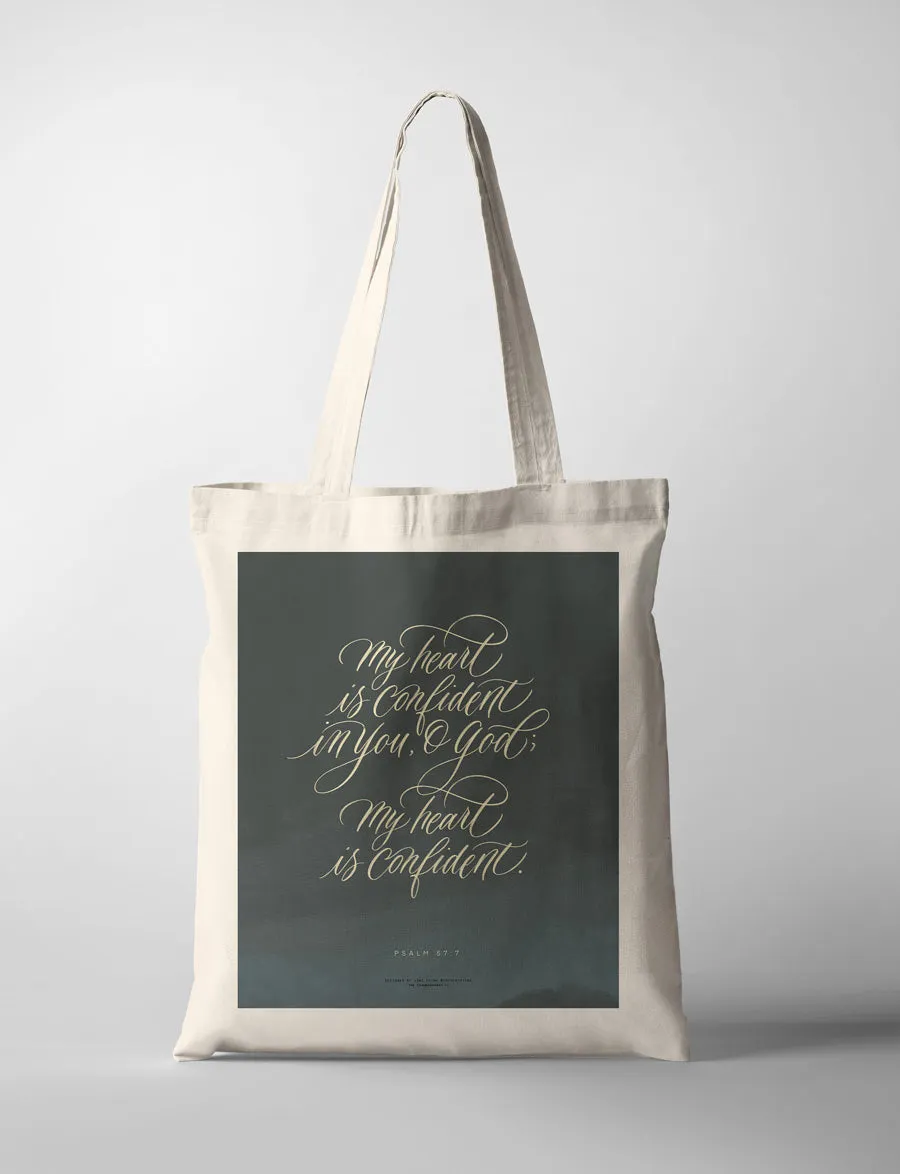 My Heart Is Confident {Tote Bag}