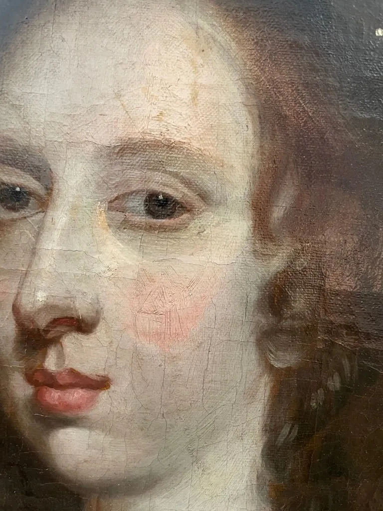 Oil on Canvas of Mary Bagot, the Dorset Countess, Attributed to John Michael Wright, 1617, London.
