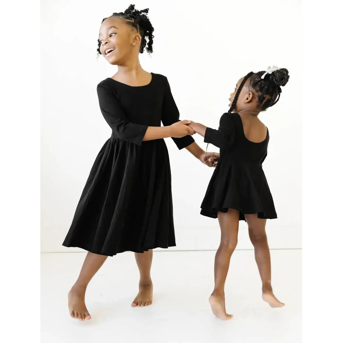 Ollie Jay Black Puff Twirl Dress