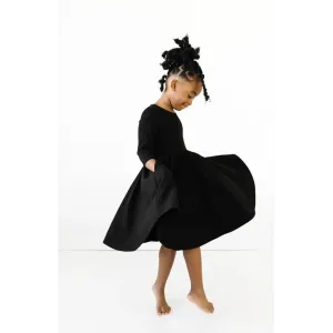 Ollie Jay Black Puff Twirl Dress