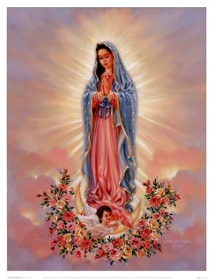 Our Lady of Guadalupe Canvas Print 10" x 14"