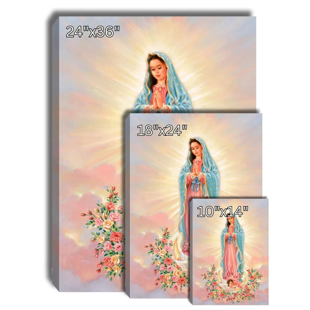Our Lady of Guadalupe Canvas Print 10" x 14"