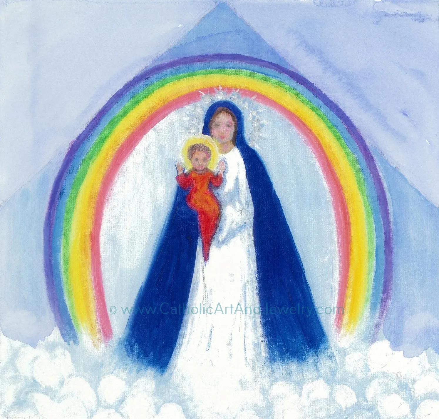 Our Lady of the Rainbow Art Print