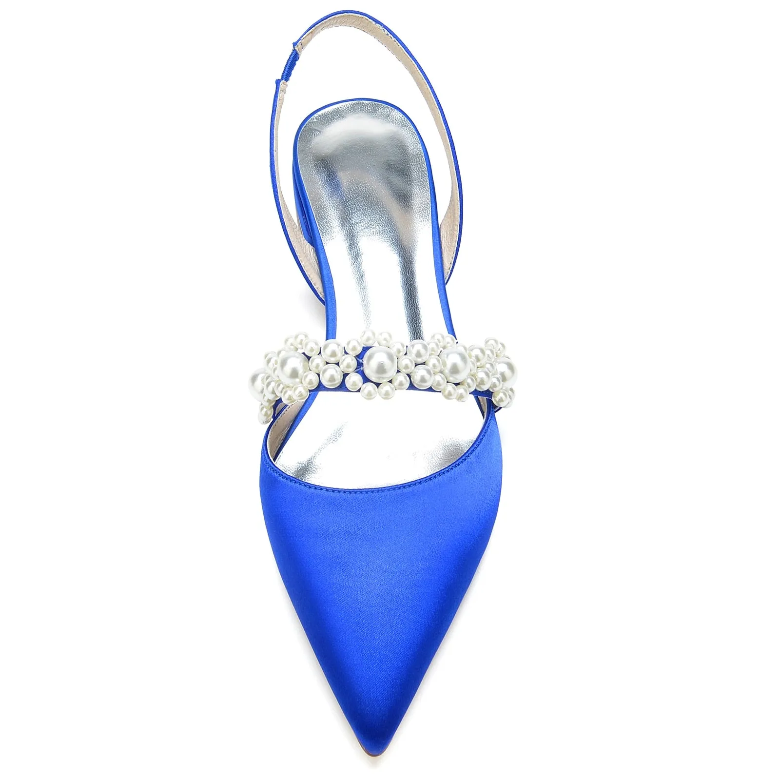 Pearls Strap Elegant Bridal Wedding Party Cocktail Shoes