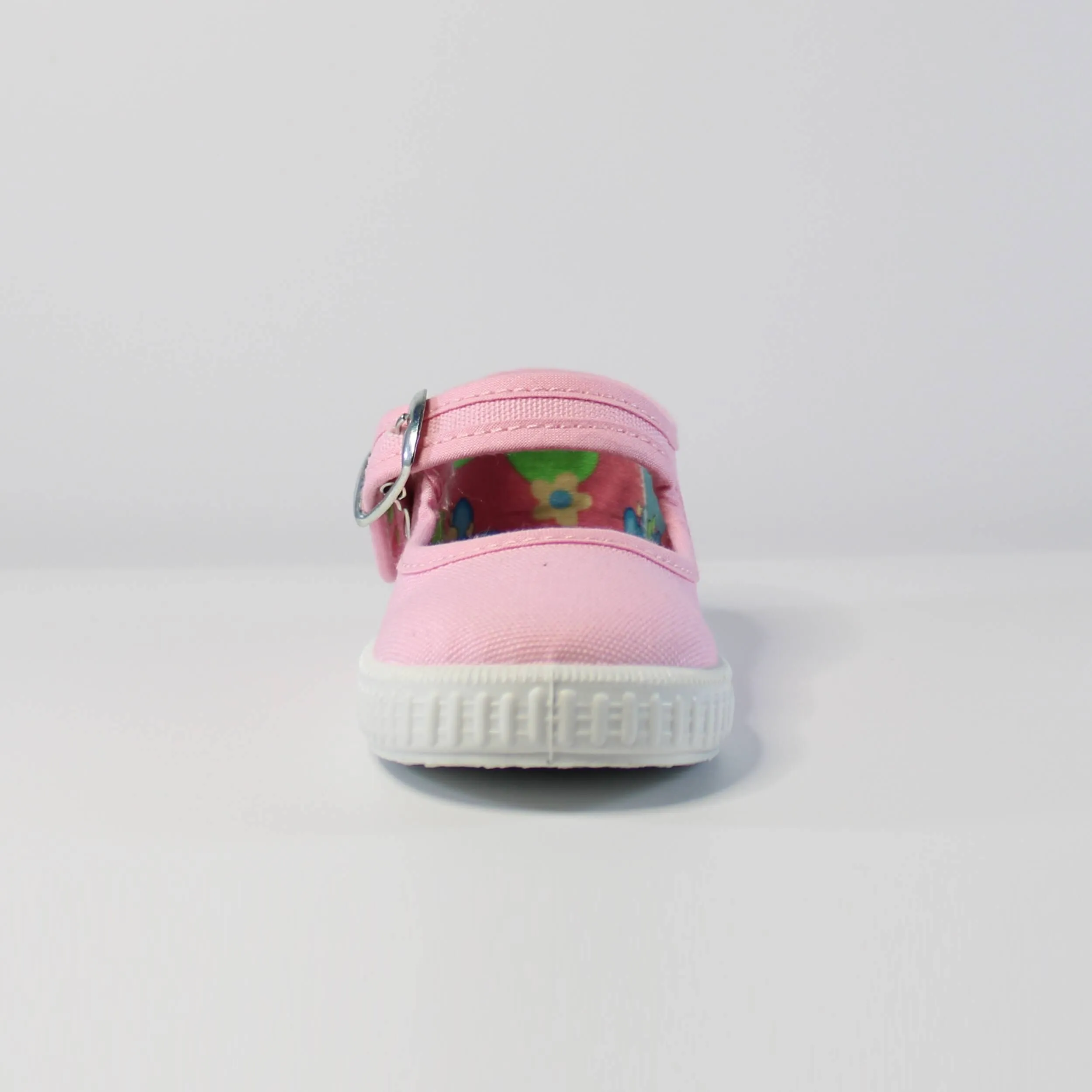 Pink Canvas Mary Jane's