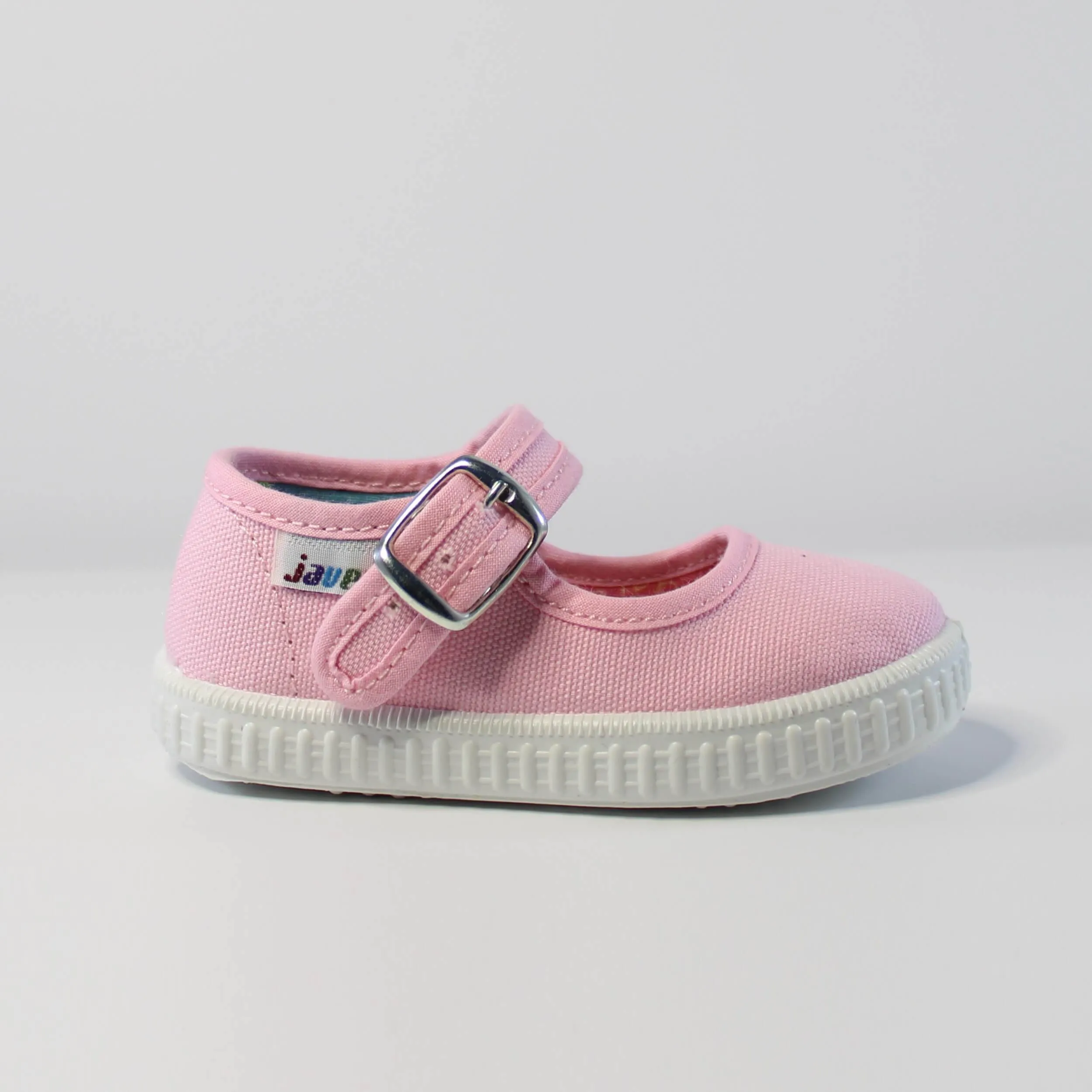 Pink Canvas Mary Jane's