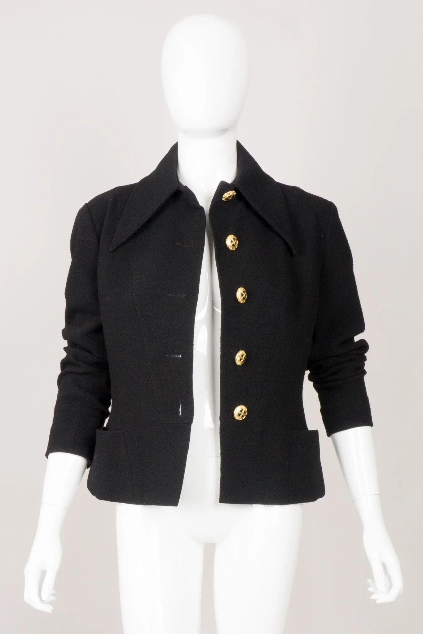 Pointed Collar Jacket