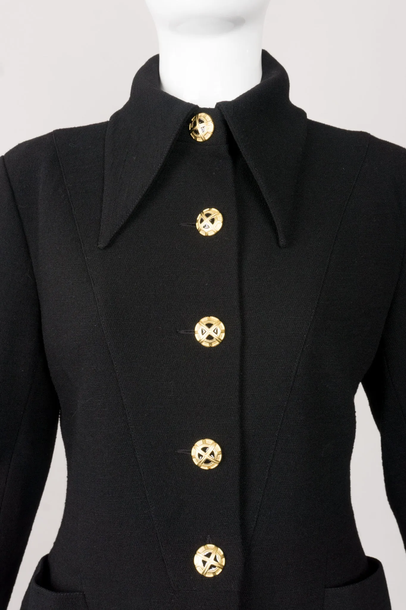 Pointed Collar Jacket