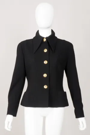 Pointed Collar Jacket