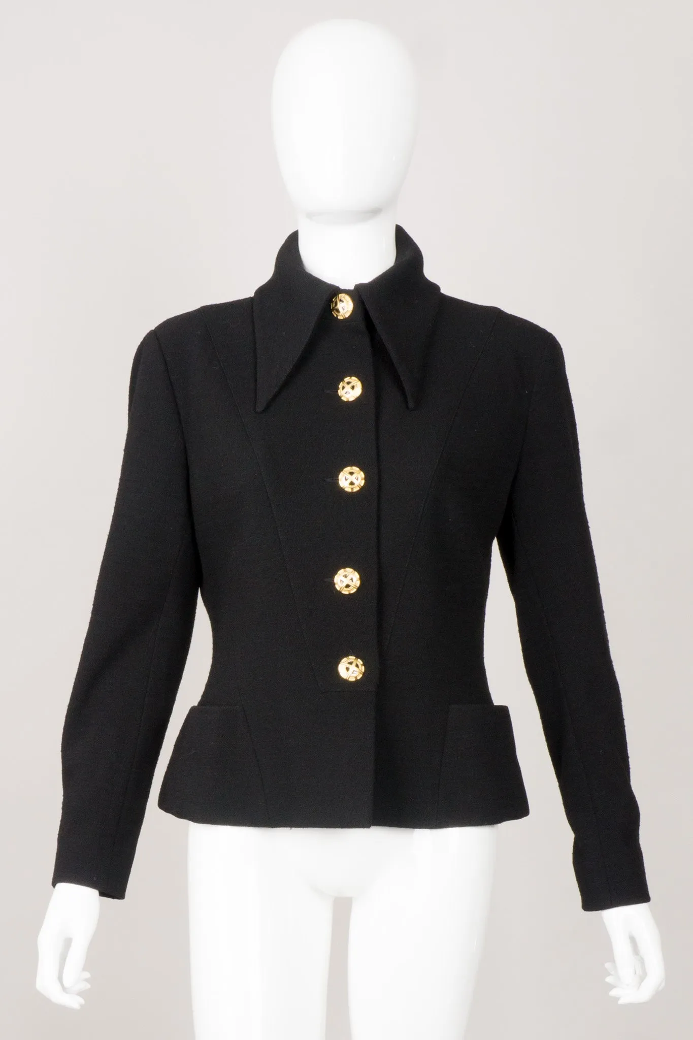 Pointed Collar Jacket