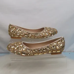 Pointed Toe Crystal Wedding shoes Bride Party dress shoes