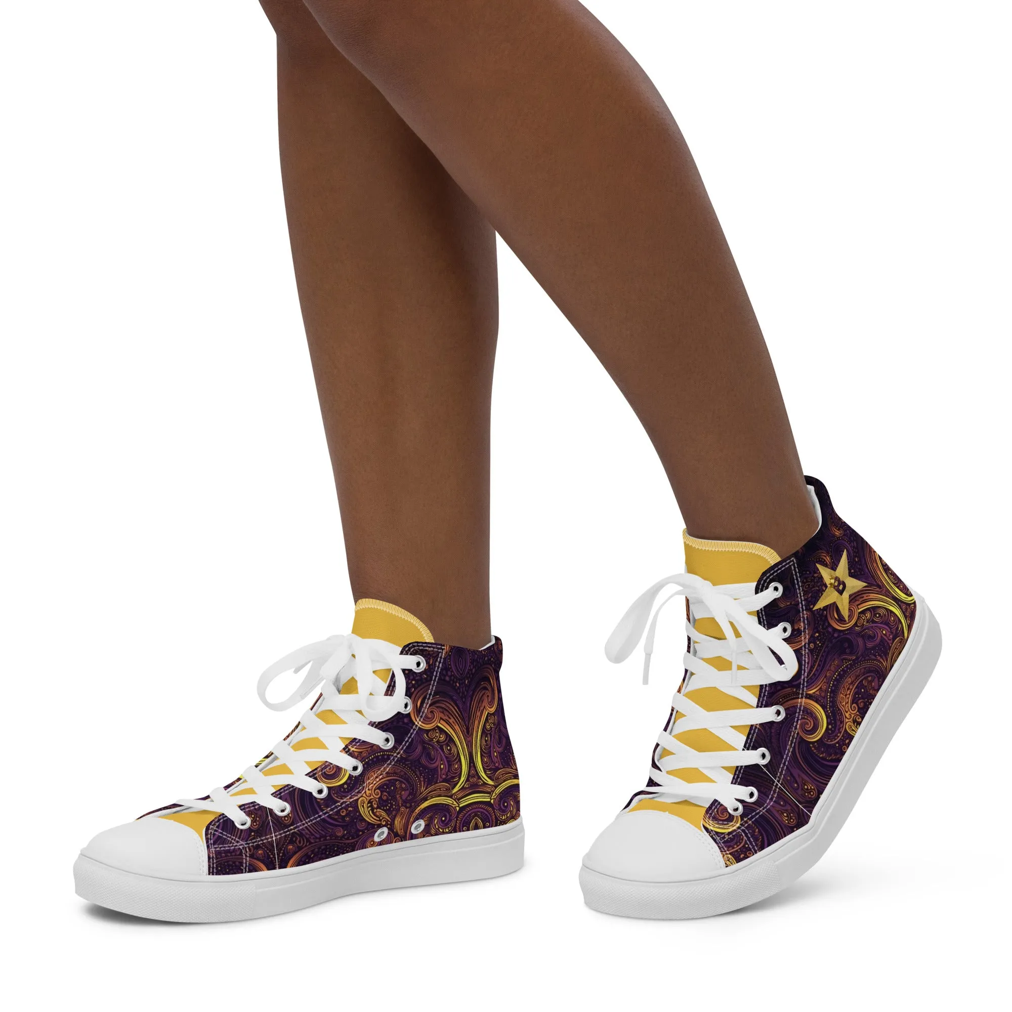 "B Fitness" - Women's High-Top - Canvas Tennis