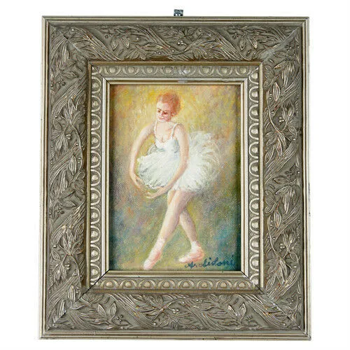 "Ballerina #1" By Anthony Sidoni Signed Oil on Canvas 11 3/4"x9 3/4"